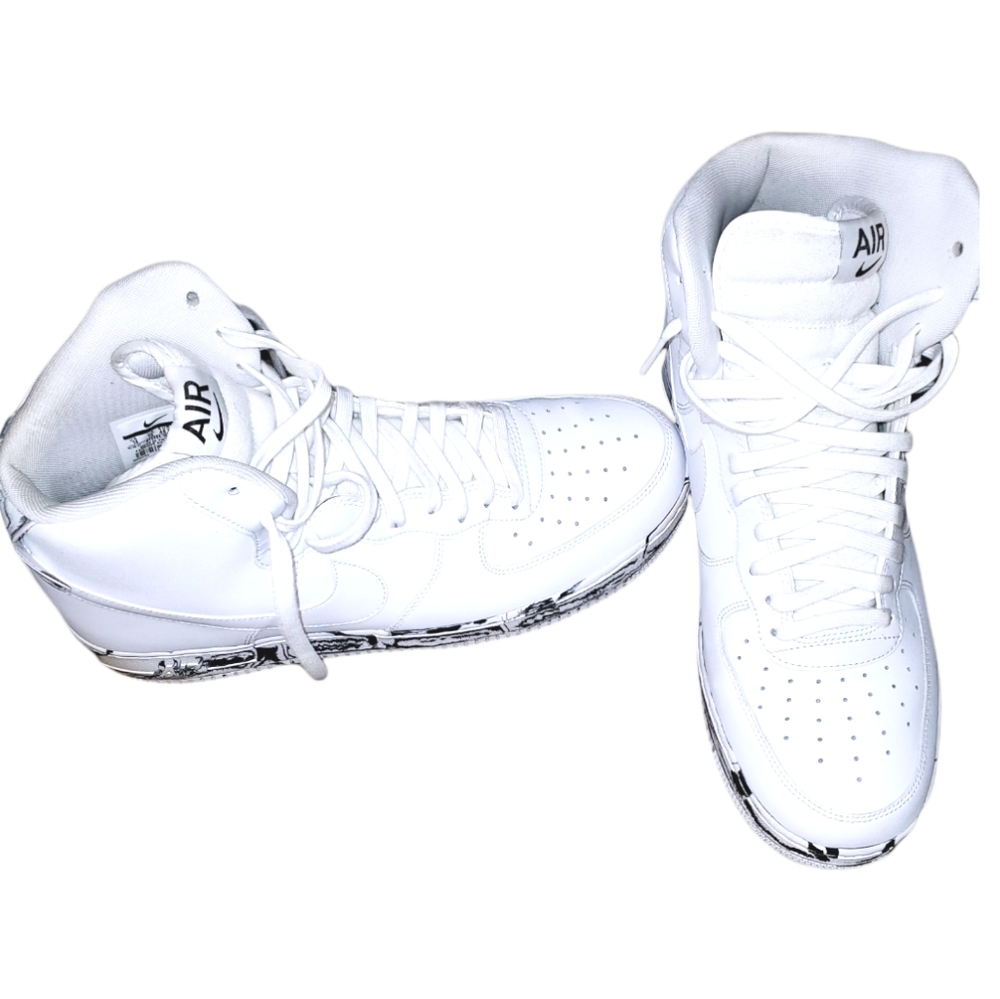 Air Force One dip dye high tops